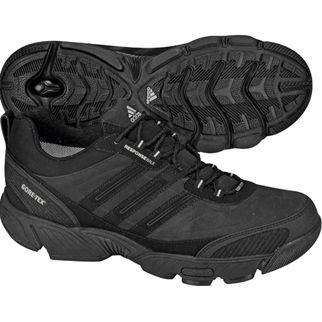adidas Herren-Walkingschuh RESPONSE WALK GTX LEA (black/black/gravel grey) - 45 1/3