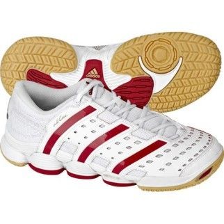 adidas Damen-Handballschuh adiCORE W (running white/light scarlet) - 42