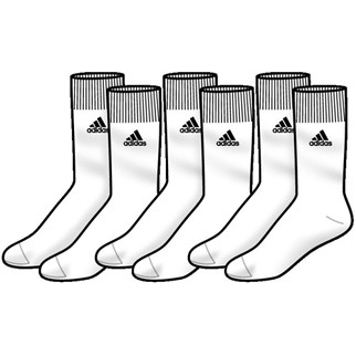 adidas Socken CORPORATE 3er-Pack (white) - white|47-50