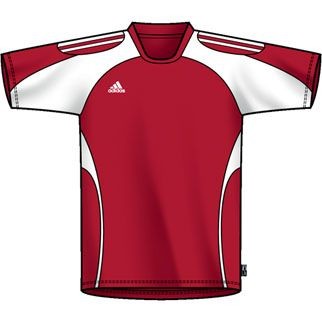 adidas Trikot TOQUE - university red/white|M|Langarm