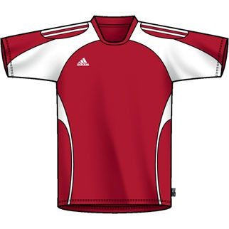 adidas Trikot TOQUE - university red/white|M|Langarm