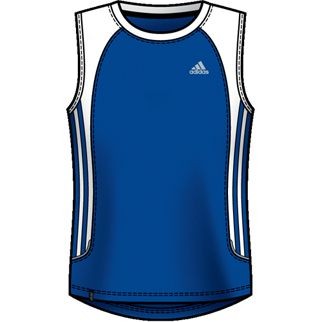 adidas Damen-Tee TEAM S/L W (true blue/white) - 44