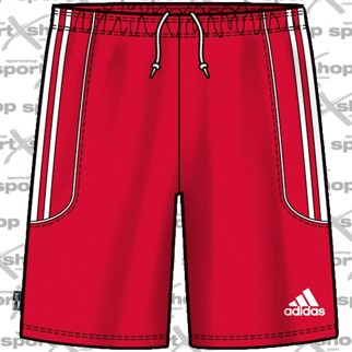 adidas Short SQUADRA II - university red/white|XXS