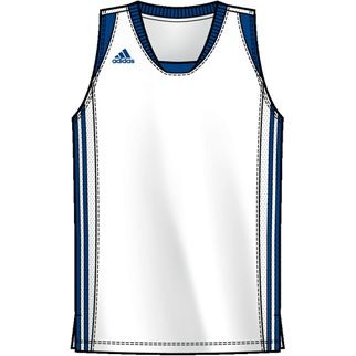 adidas Jersey Team BBALL CAP - white/collegiate blue|XL
