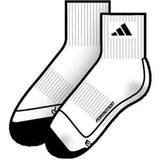 adidas Socken F TENNIS ANKLE 1pp (white/black) - 34-36