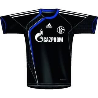 adidas Fantrikot Schalke 04 Away Jersey (black/white) - 3XL