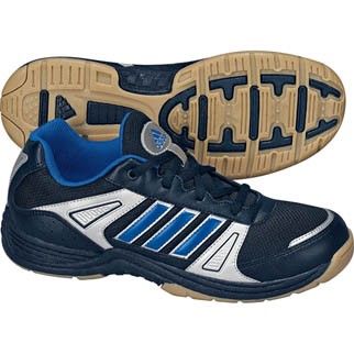 adidas Kinder-Indoorschuh ADIPLUS K - dark navy/blue beauty/metallic silver|35