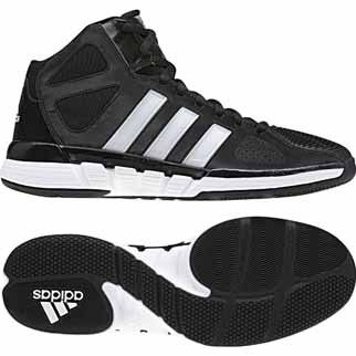 adidas Basketballschuh PRO MODEL ZERO (black/running white/metallic silver) - 47 1/3