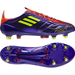 adidas Fuballschuh F50 ADIZERO XTRX SG LEDER (anodiz. sharp purple/electricity/infrared) - 40 2/3