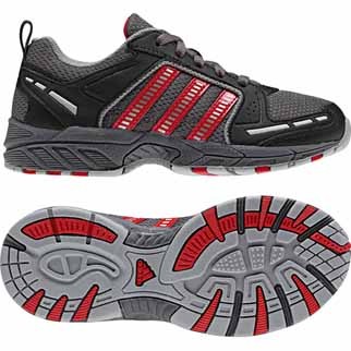 adidas Kinder-Laufschuh ADIRUN 2 K (sharp grey/red/metallicsilver) - 34