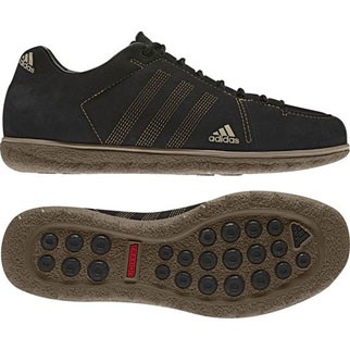 adidas Herren-Walkingschuh ZAPPAN DLX (black/clear sand/base khaki) - 45 1/3