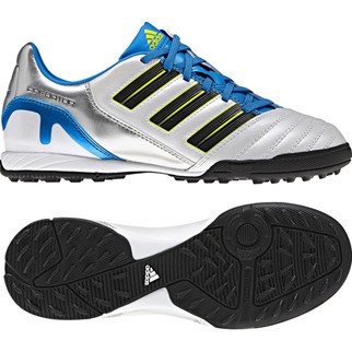 adidas Kinder-Fuballschuh PREDATOR ABSOLADO TRX TF J (running white metallic/black/pred s - 36