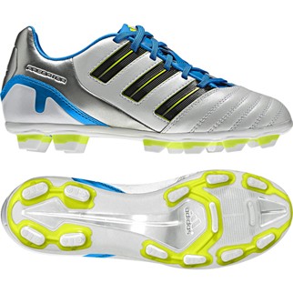 adidas Kinder-Fuballschuh PREDATOR ABSOLION TRX FG J (running white metallic/black/pred s - 32