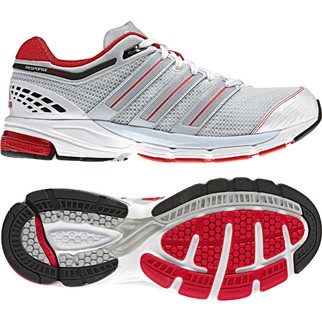 adidas Herren-Laufschuh RESPONSE CUSHION 20 M (running white/neo iron met./red) - 51 1/3