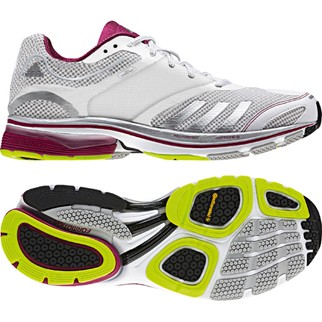 adidas Damen-Laufschuh ADISTAR SALVATION 3 W (running white/metallic silver/strong pink) - 41 1/3