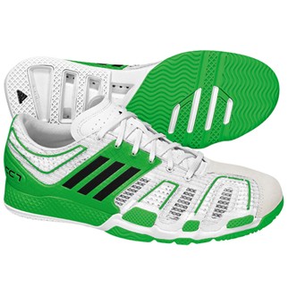 adidas Handballschuh ADIZERO CC7 - running white/black/intense green|44