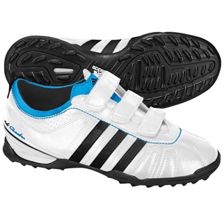 adidas Kinder-Fuballschuh ADIQUESTRA IV TRX TF J H&L (white/black/fresh splash) - 30