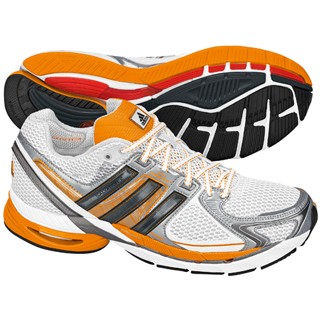 adidas Herren-Laufschuh ADISTAR SALVATION 2  M - white/orange|41 1/3