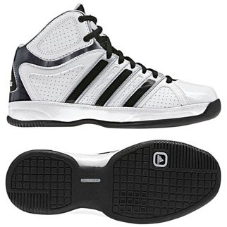 adidas Kinder-Basketballschuh DAILY DOUBLE 2 K (running white/metallic silver/black) - 38