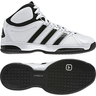 adidas Basketballschuh DAILY DOUBLE 2 SYNTHETIC (1) (running white/metallic silver/black) - 42