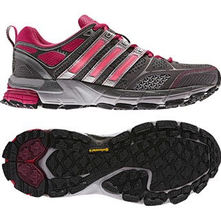 adidas Damen-Laufschuh SNOVA RIOT 3 W (sharp grey/metallic silver/sharp red) - 42 2/3