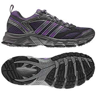 adidas Damen-Laufschuh DURAMO3 TR W (solid grey/metallic silver/sharp purple) - 43 1/3