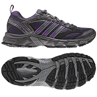 adidas Damen-Laufschuh DURAMO3 TR W (solid grey/metallic silver/sharp purple) - 44 2/3