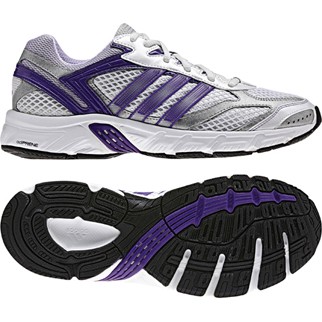 adidas Damen-Laufschuh DURAMO3 W (running white/sharp blue/shift purple) - 40 2/3