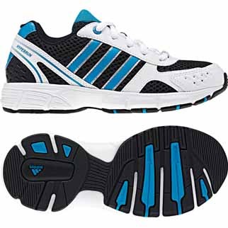 adidas Kinder-Laufschuh HYPERRUN 5 K (running white/metallic silver/black) - 30