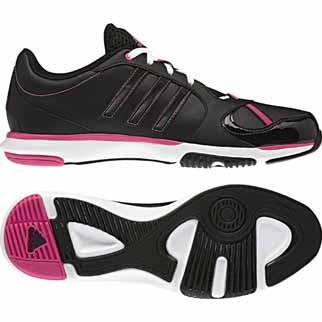 adidas Damen-Fitnessschuh CORE 50 (black/black/intense pink) - 41 1/3