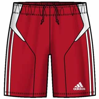 adidas Short CAMPEON 11 - university red/white|L