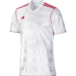 adidas Trikot TABELA 11 - white/university red|XS|Kurzarm