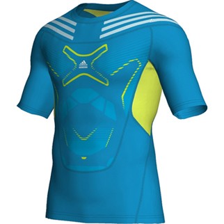 adidas Unterziehhemd TECHFIT PREPARATION SEASONAL (intense blue) - XXL