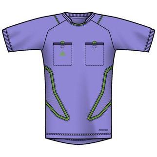 adidas Schiedsrichter-Trikot UEFA CHAMPIONS LEAGUE - purple/intense green|M
