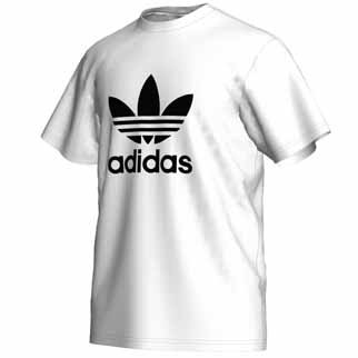 adidas Shirt TREFOIL TEE (Originals Kollektion) - white/black|S