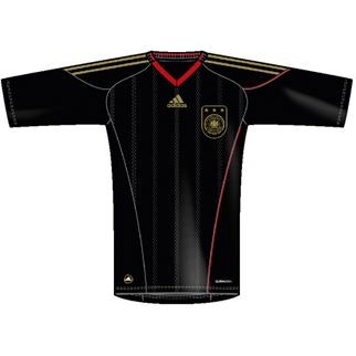 adidas Fantrikot DFB AWAY JERSEY (black/light scarlet) - XXL