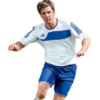 adidas Trikot AUTHENO - white/cobalt|L|Langarm