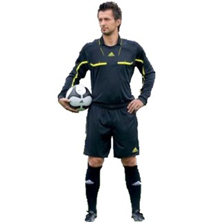 adidas Schiedsrichter-Trikot BUNDESLIGA - punjab/neon yellow|M|Langarm