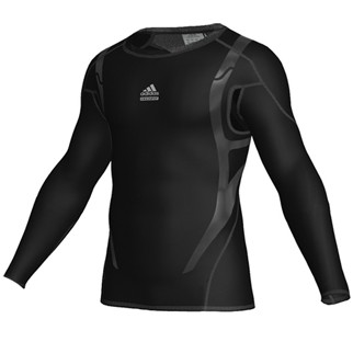 adidas Unterziehhemd TECHFIT POWERWEB (black/light onix) - S