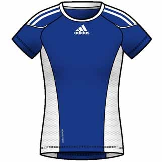 adidas Trikot TEAM II W - cobalt/white|44