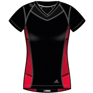 adidas T-Shirt SUPERNOVA  WOMEN (black/radiant black) - 36