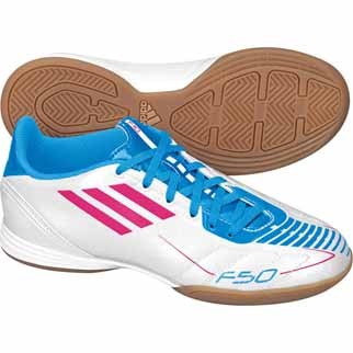 adidas Kinder-Fuballschuh F10 IN J (running white/radiant pink/cyan) - 30