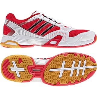 adidas Herren-Volleyballschuh OPTICOURT TEAM LIGHT (red/black/running white) - 37 1/3