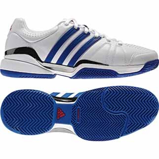 adidas Herren-Tennisschuh ADIPURE PRO (running white/collegiate royal/red) - 44 2/3