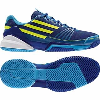 adidas Herren-Tennisschuh ADIZERO FEATHER (collegiate royal/electricity/fresh splash) - 44 2/3