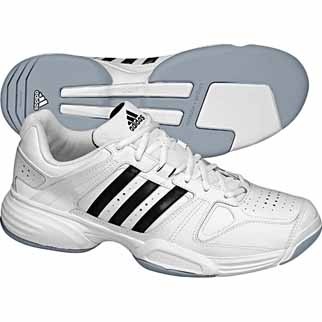adidas Herren-Tennisschuh AMBITION STR V CPT (running white/black/silver) - 42 2/3