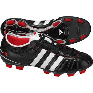 adidas Fuballschuh ADIPURE IV TRX FG - black/light scarlet|42