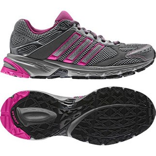 adidas Damen-Laufschuh DURAMOTR 4 W (black/neo iron met./intense pink) - 38