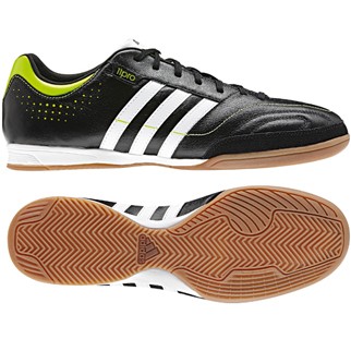 adidas Fuballschuh 11NOVA IN(black/slime/running white) - 44 2/3