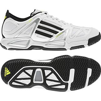 adidas Herren-Handballschuh ADIZERO BT FEATHER - running white/electricity|44